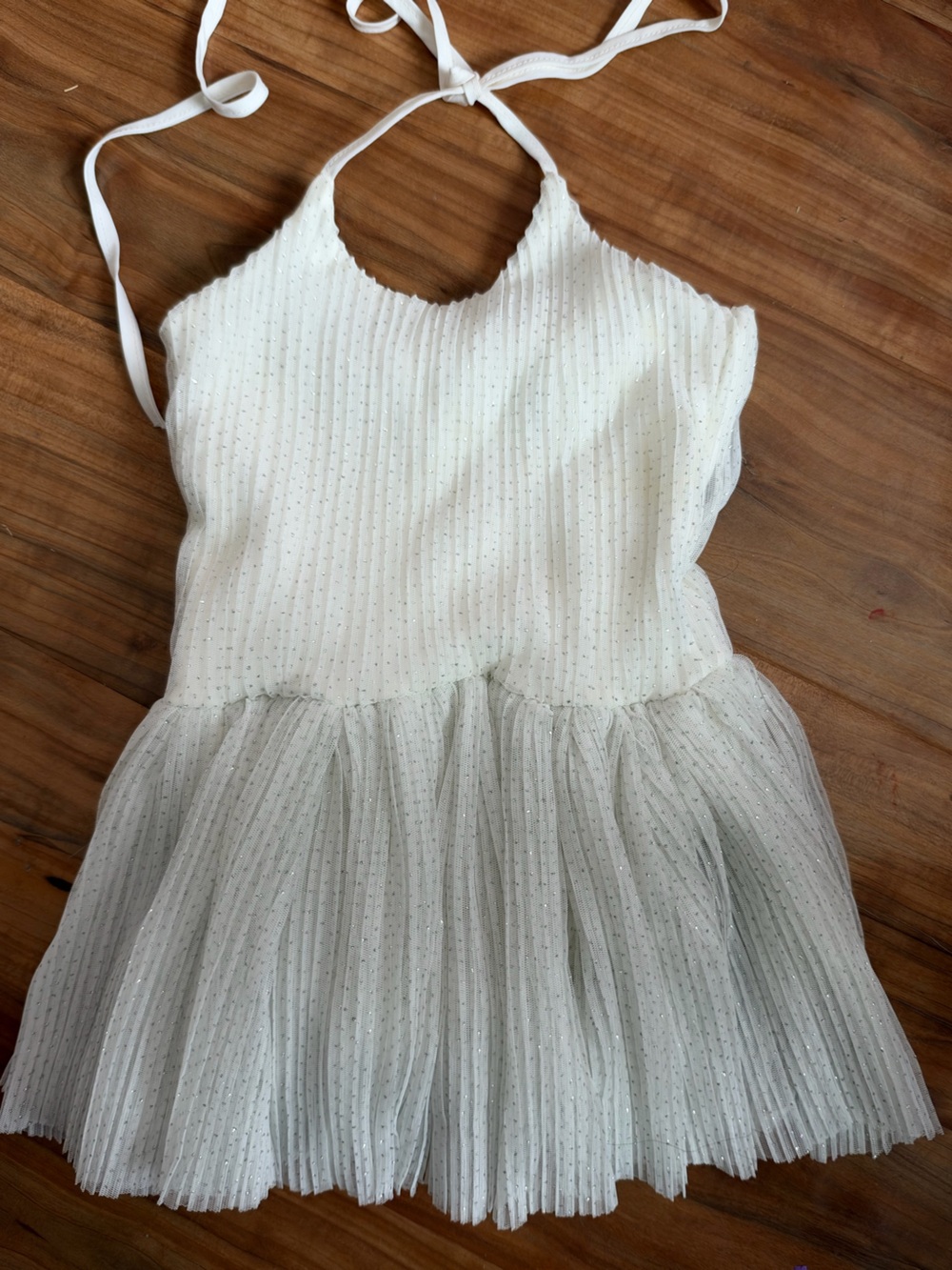 WrareDoll Girls White Sparkle Tulle